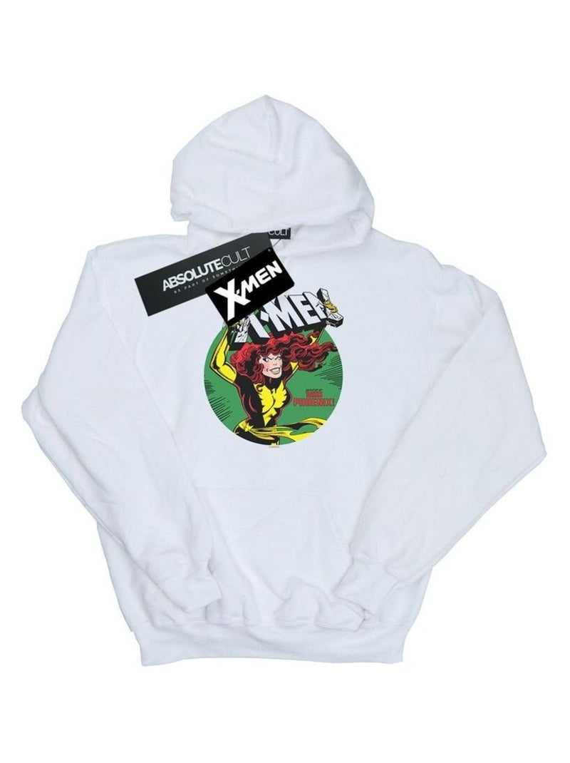 Marvel - Sweat à capuche X-MEN DEFEATED BY DARK PHOENIX Blanc - Kiabi