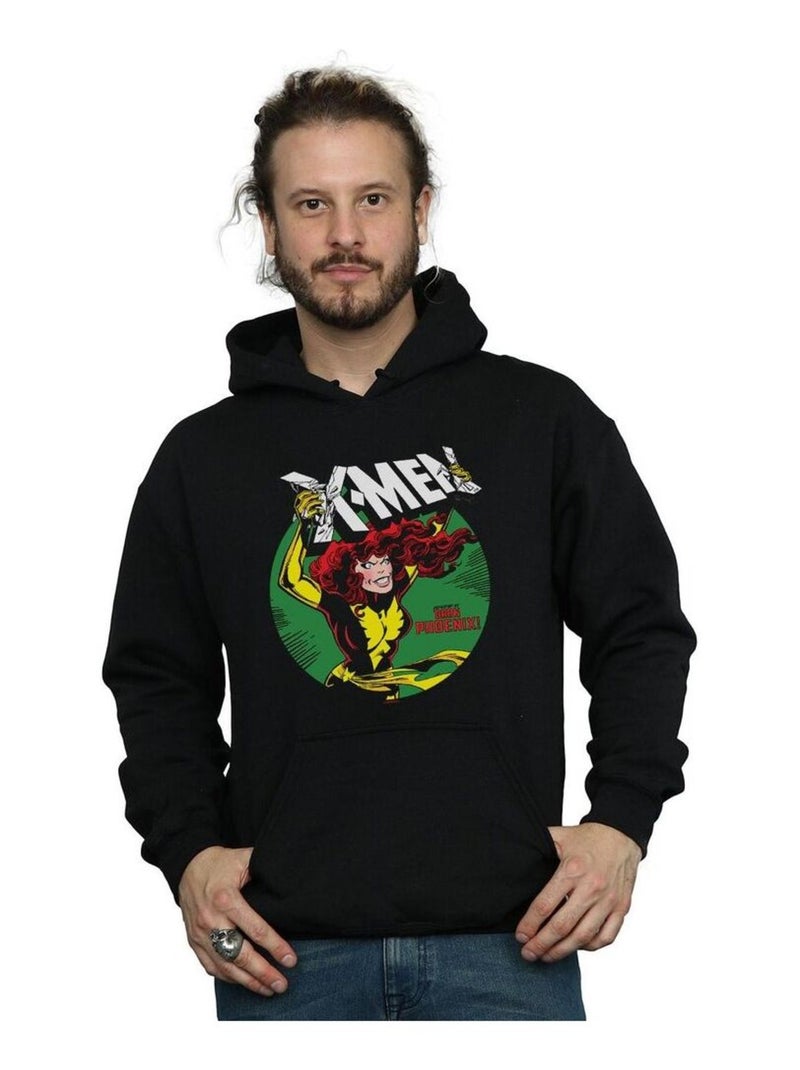 Marvel - Sweat à capuche X-MEN DEFEATED BY DARK PHOENIX Noir - Kiabi