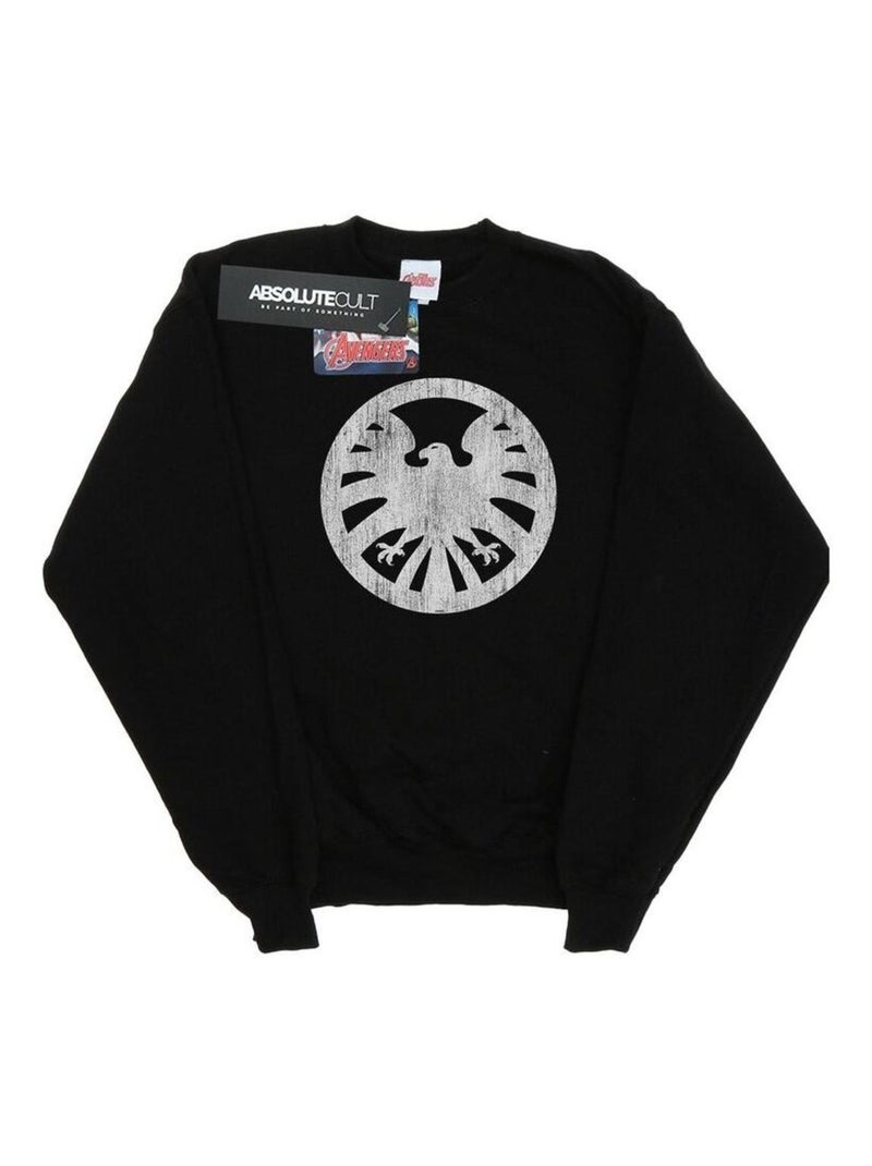 Marvel - Sweat AGENTS OF SHIELD Noir - Kiabi