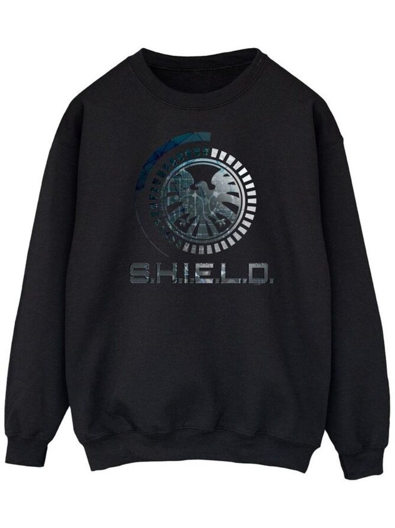 Marvel - Sweat AGENTS OF SHIELD Noir - Kiabi