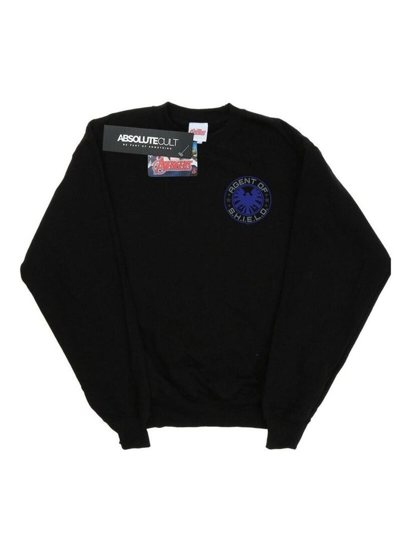 Marvel - Sweat AGENTS OF SHIELD Noir - Kiabi
