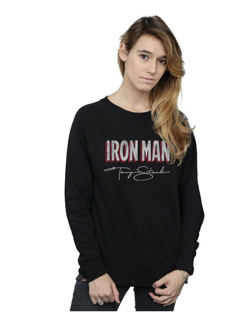 Marvel - Sweat AKA TONY STARK Noir - Kiabi