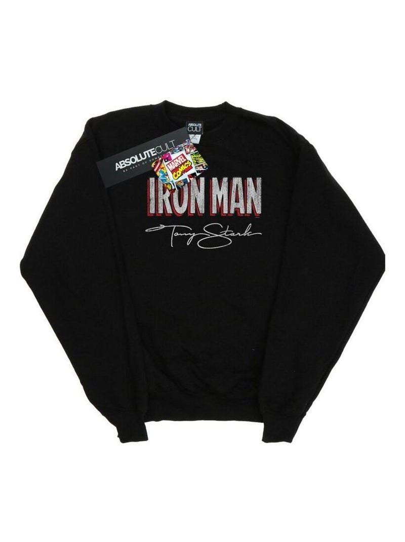 Marvel - Sweat AKA TONY STARK Noir - Kiabi