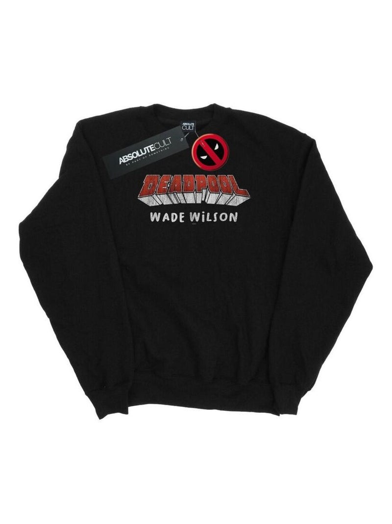 Marvel - Sweat AKA WADE WILSON Noir - Kiabi