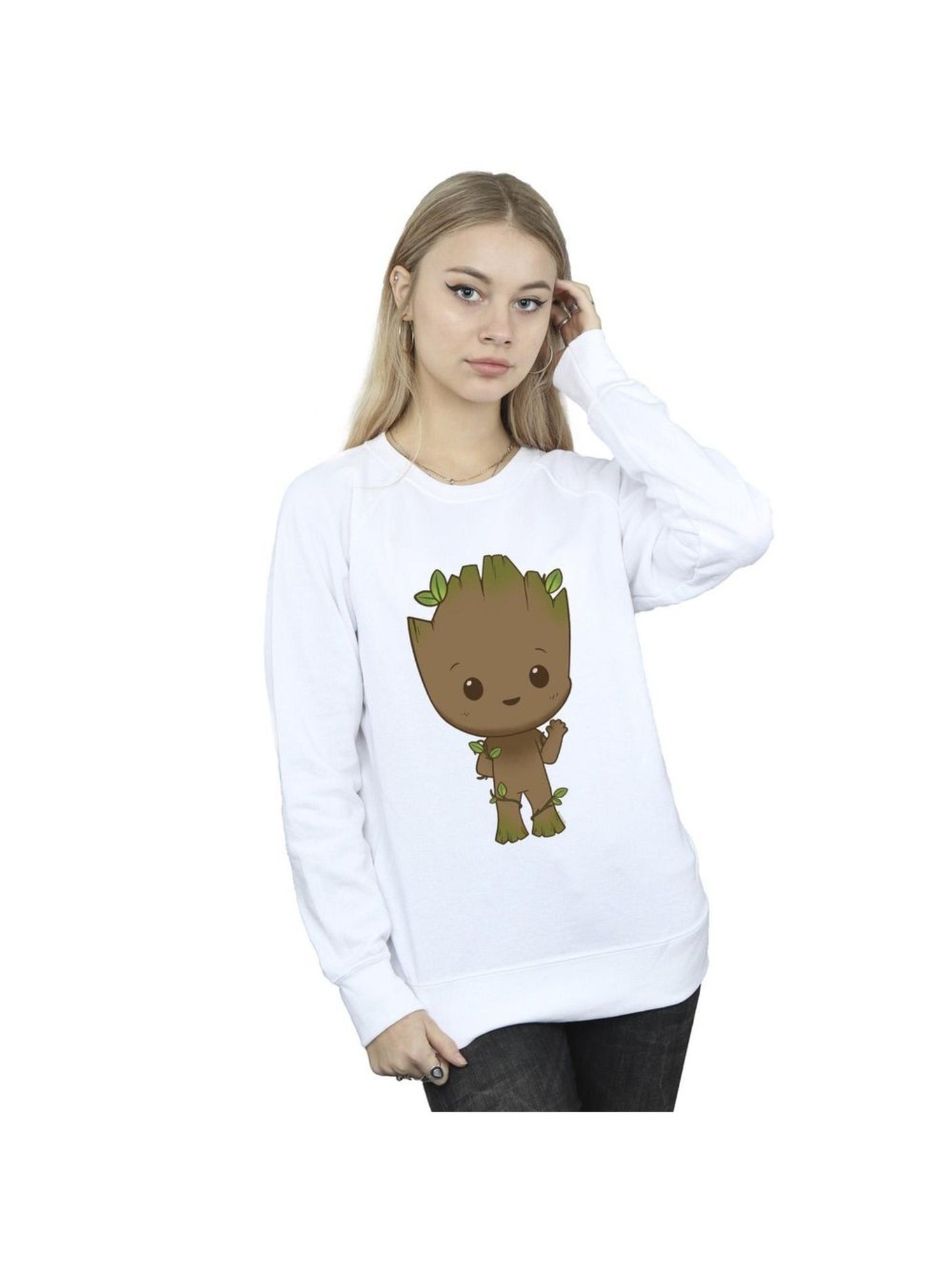 Sweats à Capuche Imprimés En 3d,Furious Groot – Sweat à Capuche Blanc Pour Hommes, Impression De