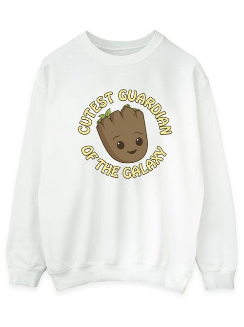 Marvel - Sweat AM GROOT CUTEST GUARDIAN - Kiabi Marvel - Sweat AM GROOT CUTEST GUARDIAN - Kiabi