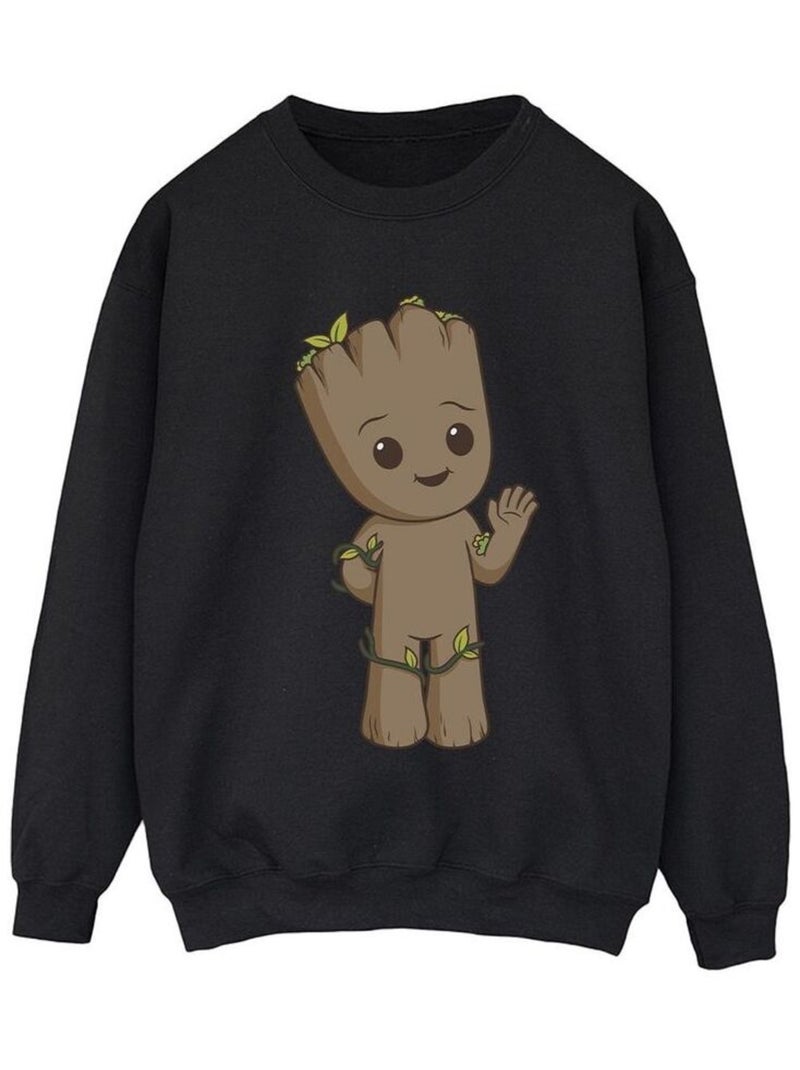 Marvel - Sweat AM GROOT Noir - Kiabi