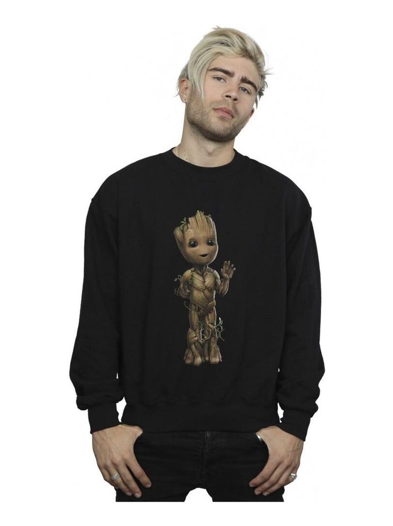 Marvel - Sweat AM GROOT Noir - Kiabi