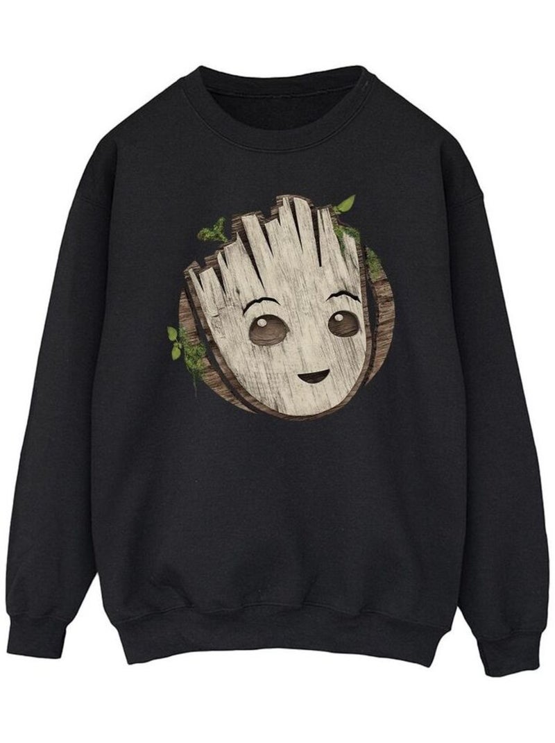 Marvel - Sweat AM GROOT Noir - Kiabi
