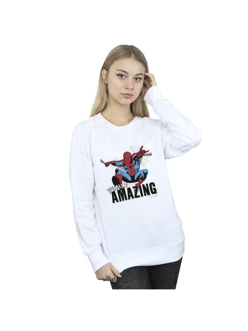 Marvel - Sweat AMAZING Blanc - Kiabi