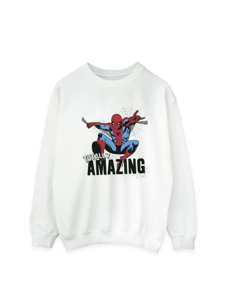 Marvel - Sweat AMAZING Blanc - Kiabi