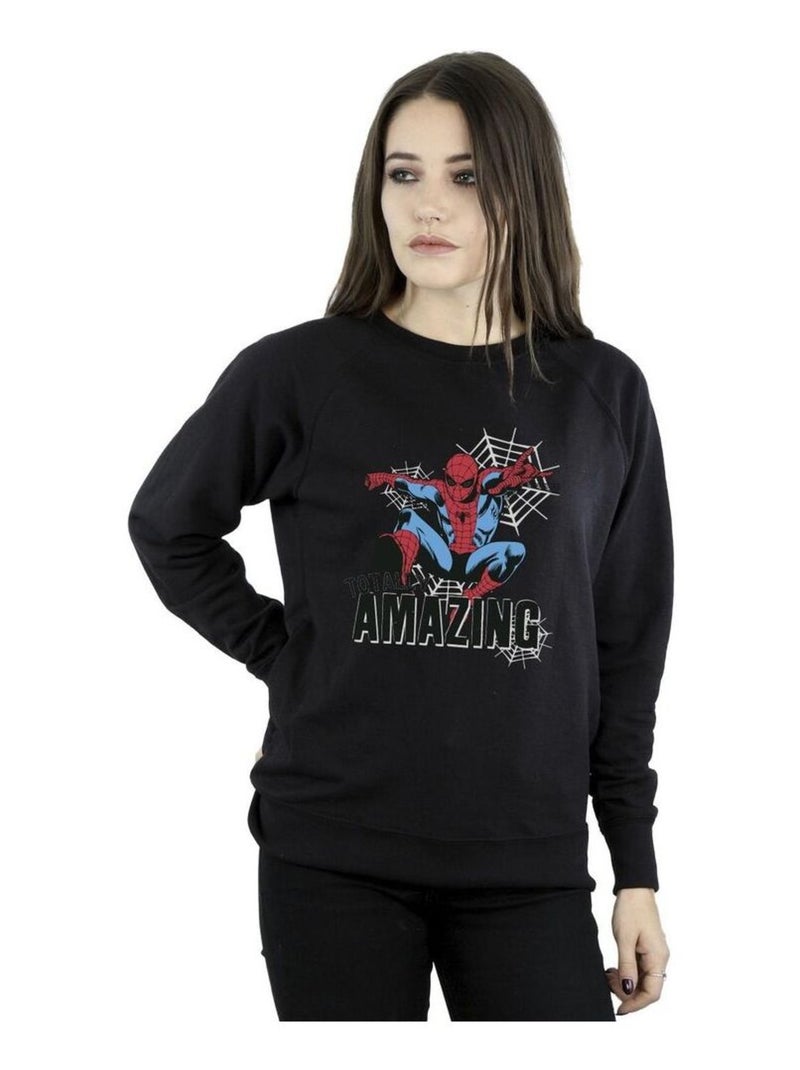 Marvel - Sweat AMAZING Noir - Kiabi