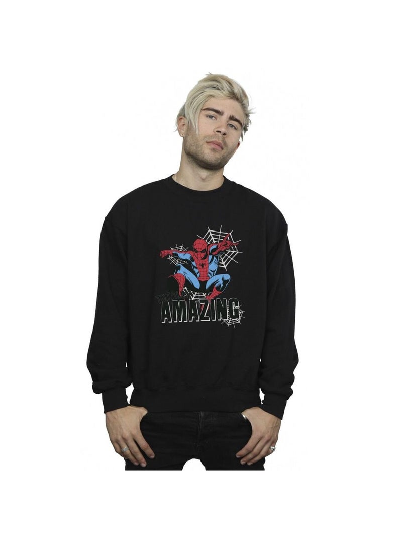 Marvel - Sweat AMAZING Noir - Kiabi