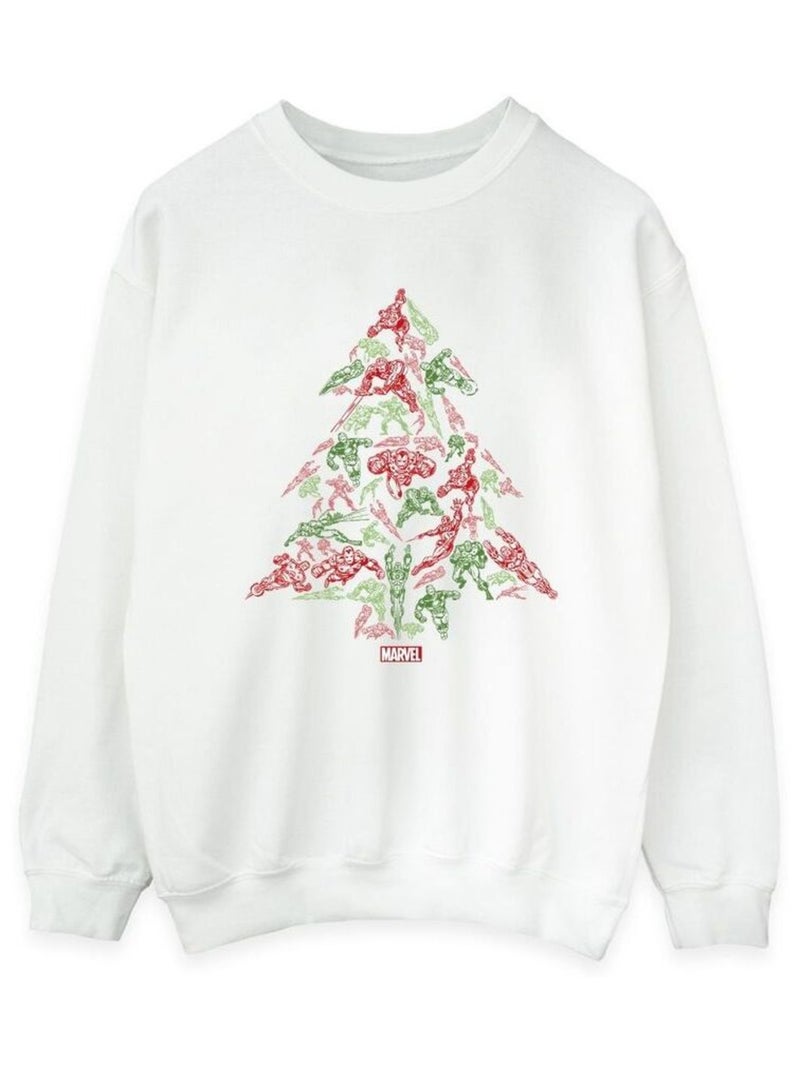 Marvel - Sweat AVENGERS Blanc - Kiabi