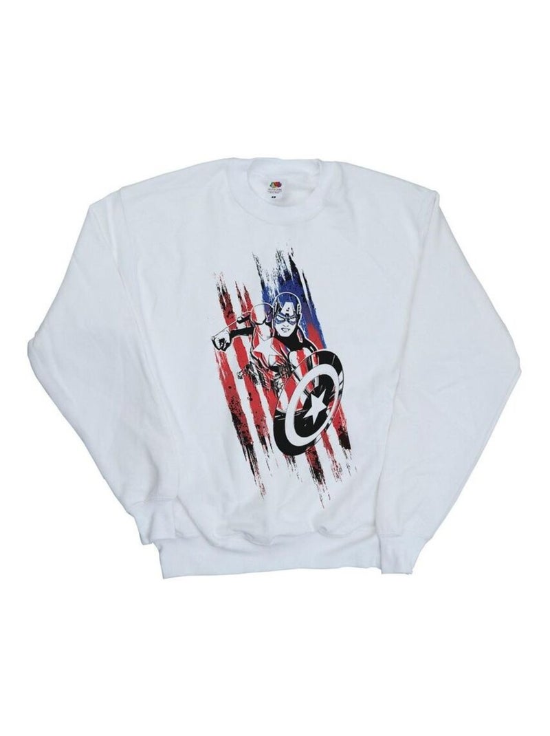 Marvel - Sweat AVENGERS Blanc - Kiabi