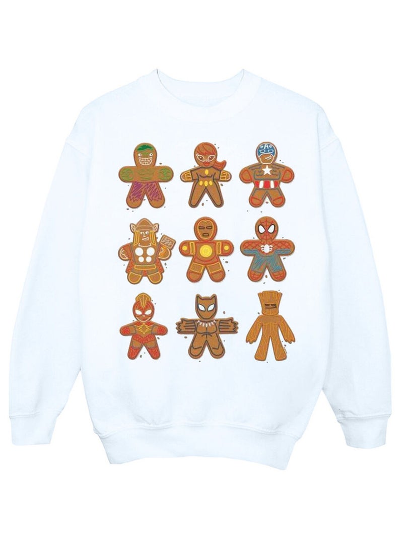 Marvel - Sweat AVENGERS Blanc - Kiabi