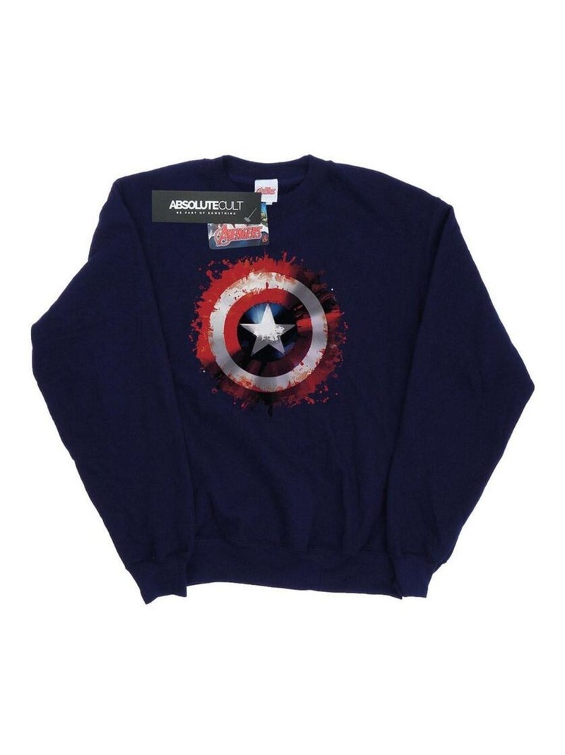 Marvel - Sweat AVENGERS Bleu marine - Kiabi