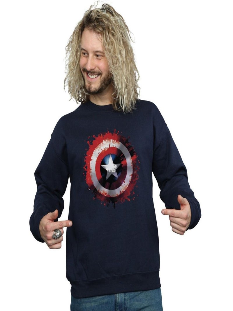 Marvel - Sweat AVENGERS Bleu marine - Kiabi