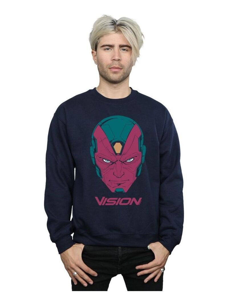 Marvel - Sweat AVENGERS Bleu marine - Kiabi