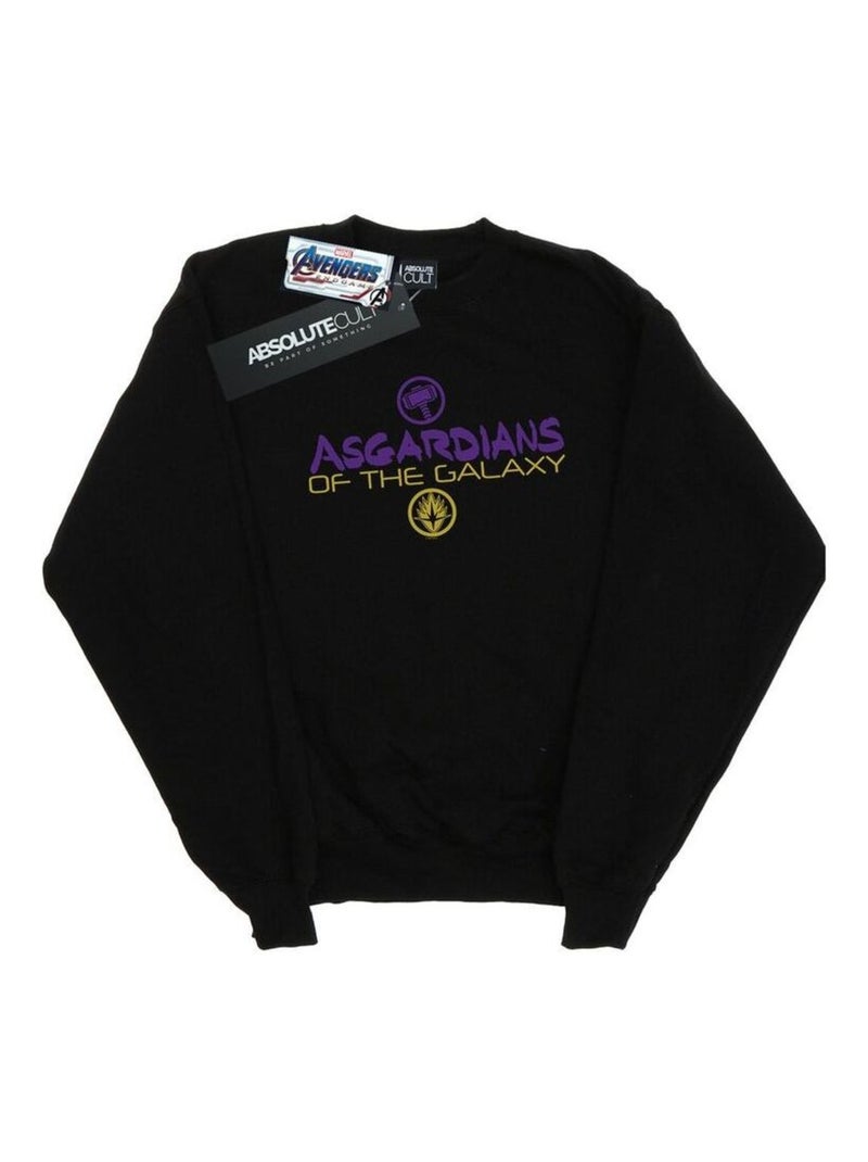 Marvel - Sweat AVENGERS ENDGAME ASGARDIANS OF THE GALAXY Noir - Kiabi