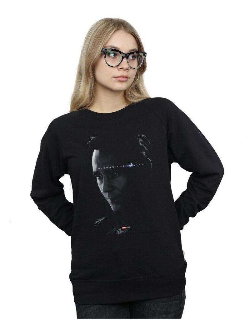 Marvel - Sweat AVENGERS ENDGAME AVENGE THE FALLEN Noir - Kiabi