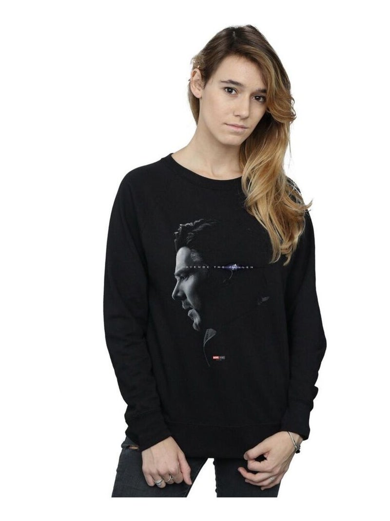 Marvel - Sweat AVENGERS ENDGAME AVENGE THE FALLEN Noir - Kiabi
