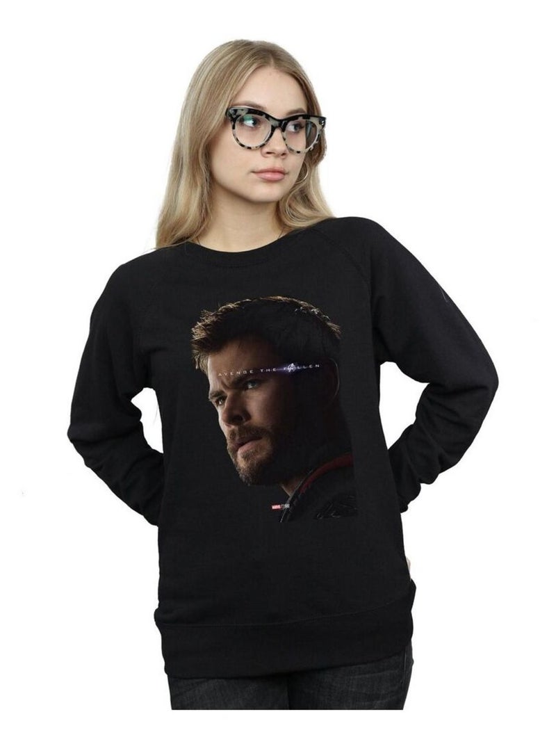 Marvel - Sweat AVENGERS ENDGAME AVENGE THE FALLEN Noir - Kiabi
