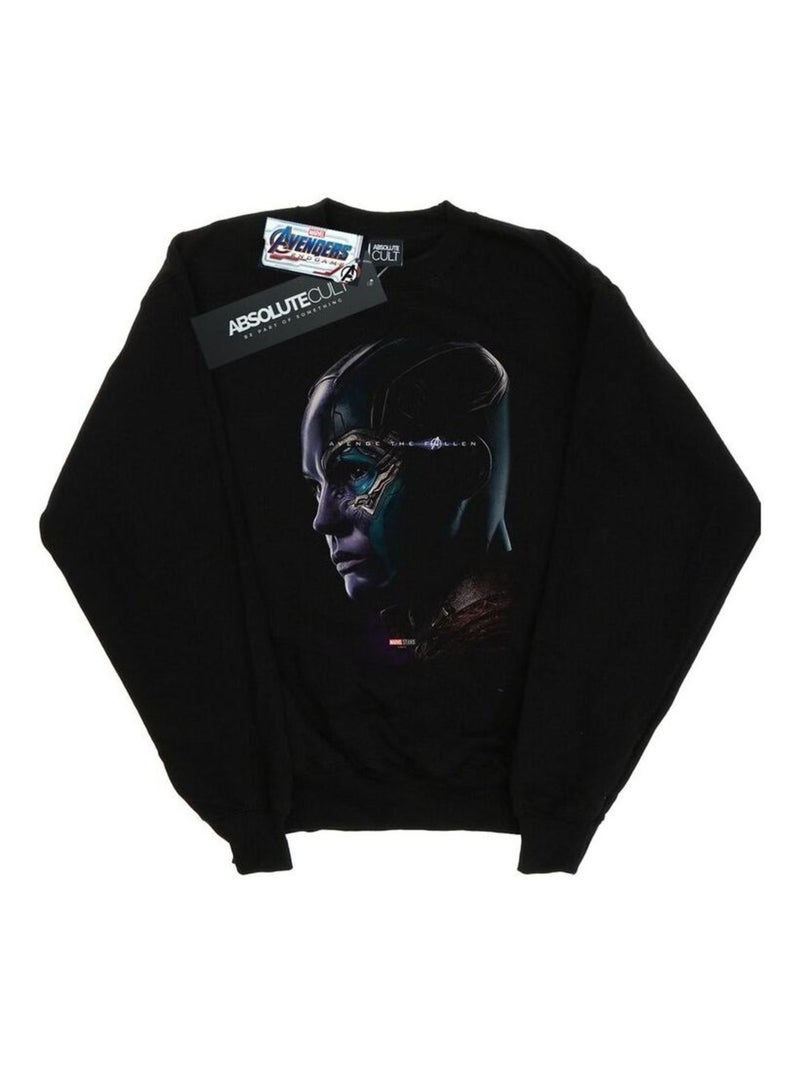 Marvel - Sweat AVENGERS ENDGAME AVENGE THE FALLEN Noir - Kiabi
