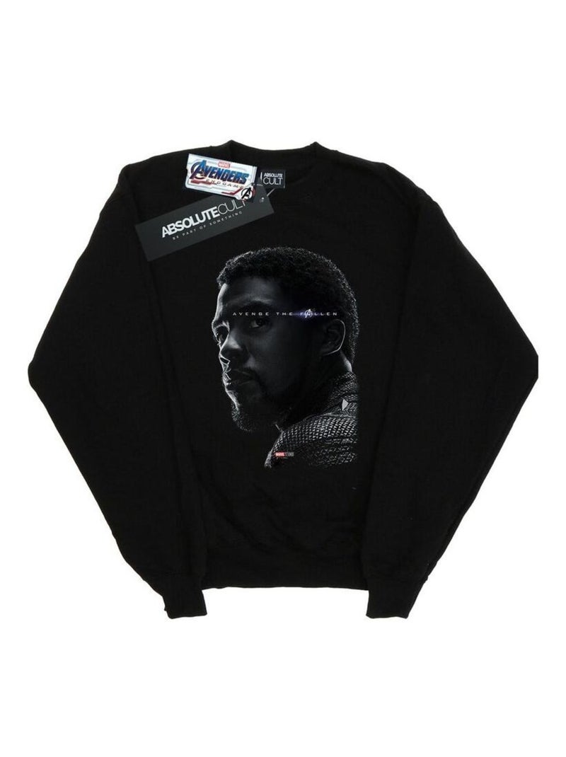 Marvel - Sweat AVENGERS ENDGAME AVENGE THE FALLEN Noir - Kiabi