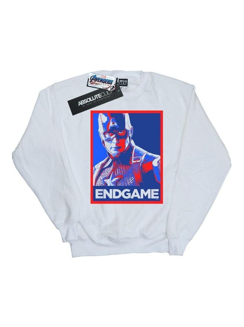 Marvel - Sweat AVENGERS ENDGAME Blanc - Kiabi