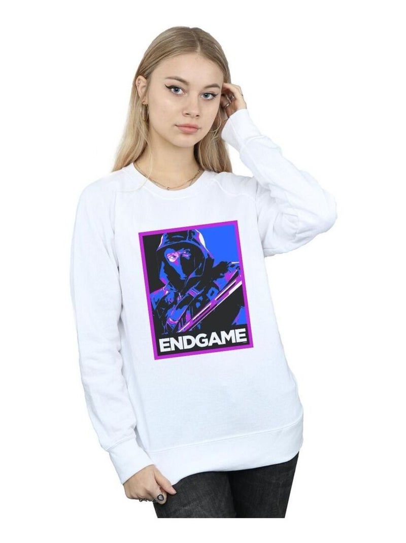 Marvel - Sweat AVENGERS ENDGAME Blanc - Kiabi