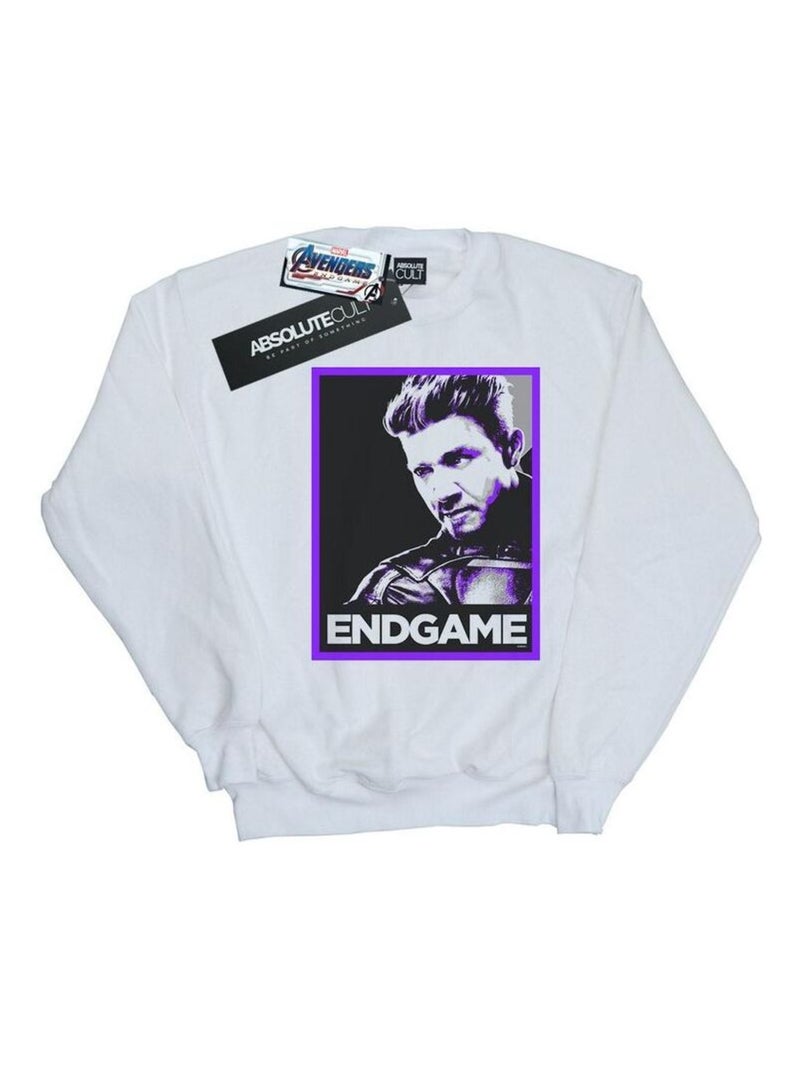 Marvel - Sweat AVENGERS ENDGAME Blanc - Kiabi
