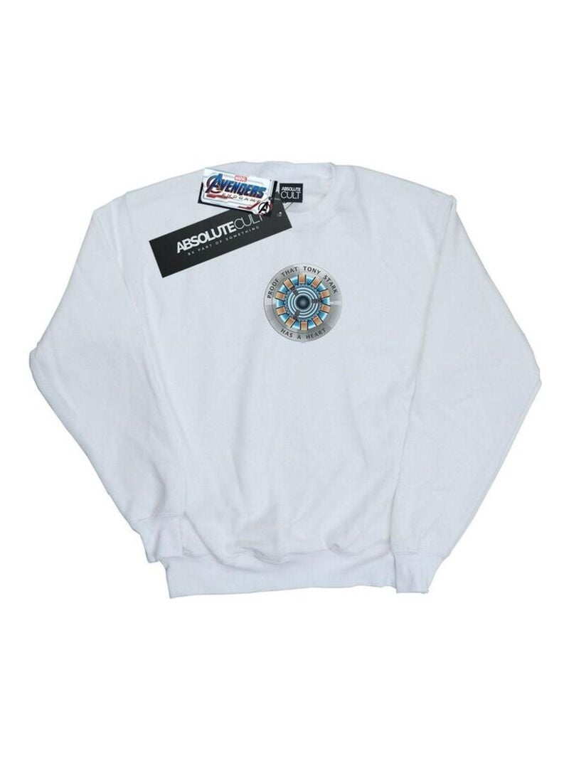 Marvel - Sweat AVENGERS ENDGAME Blanc - Kiabi