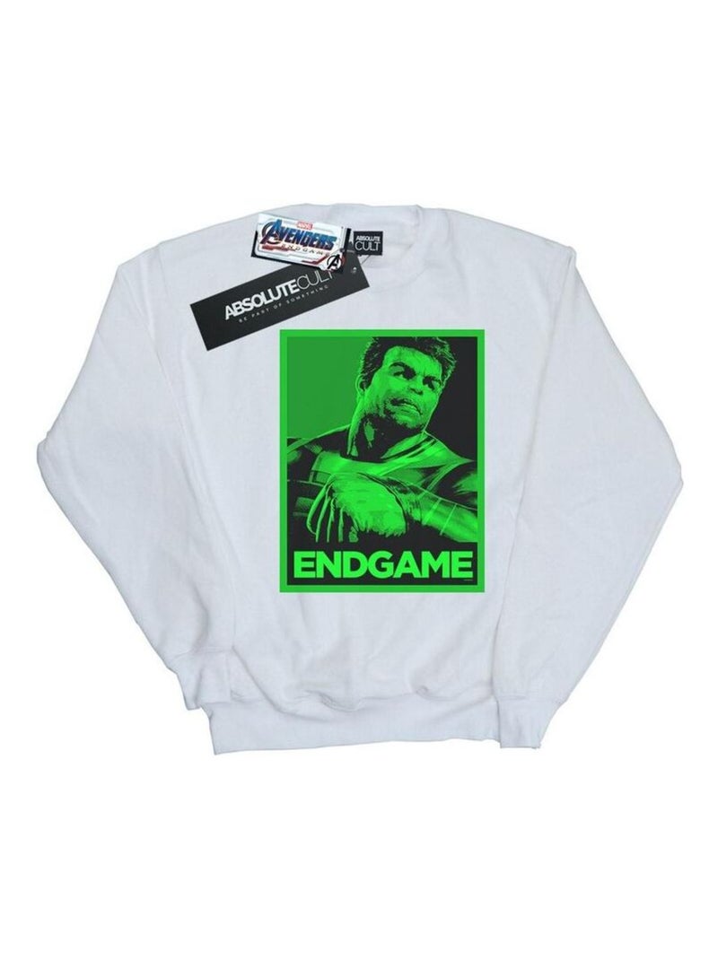 Marvel - Sweat AVENGERS ENDGAME Blanc - Kiabi