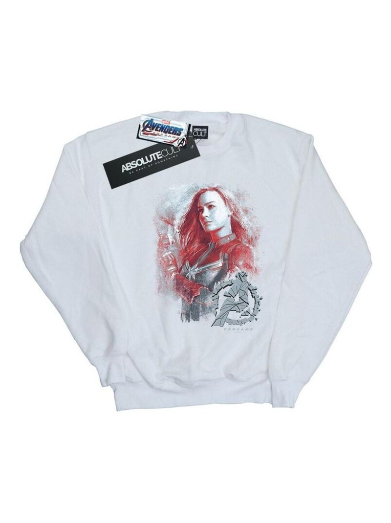Marvel - Sweat AVENGERS ENDGAME Blanc - Kiabi