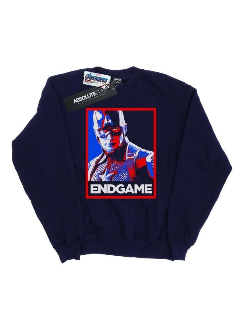 Marvel - Sweat AVENGERS ENDGAME Bleu marine - Kiabi