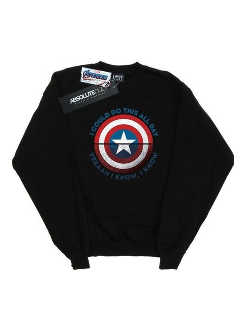 Marvel - Sweat AVENGERS ENDGAME DO THIS ALL DAY - Kiabi Marvel - Sweat AVENGERS ENDGAME DO THIS ALL DAY - Kiabi