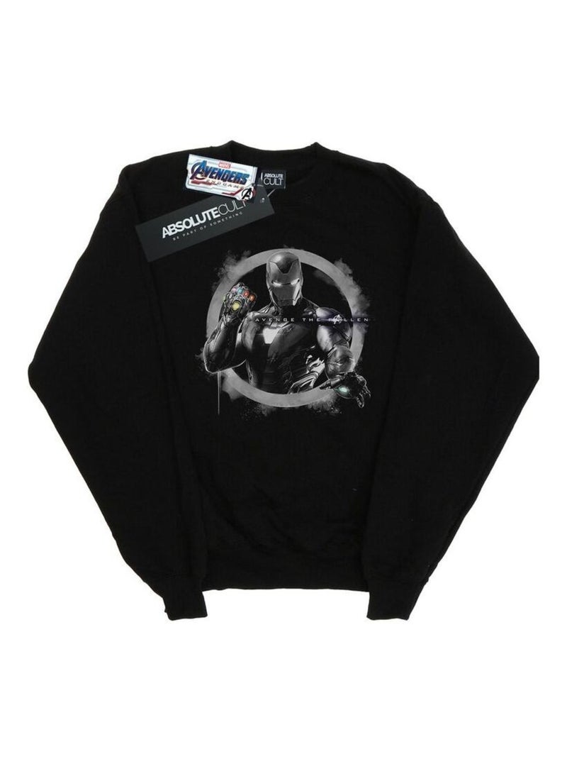 Marvel - Sweat AVENGERS ENDGAME NANO Noir - Kiabi