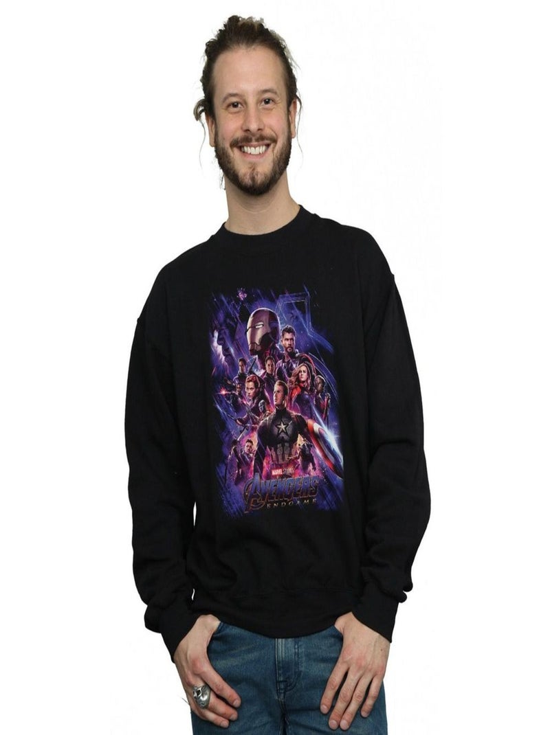 Marvel - Sweat AVENGERS ENDGAME Noir - Kiabi