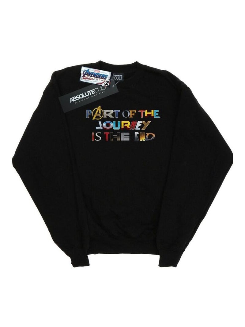 Marvel - Sweat AVENGERS ENDGAME PART OF THE JOURNEY Noir - Kiabi