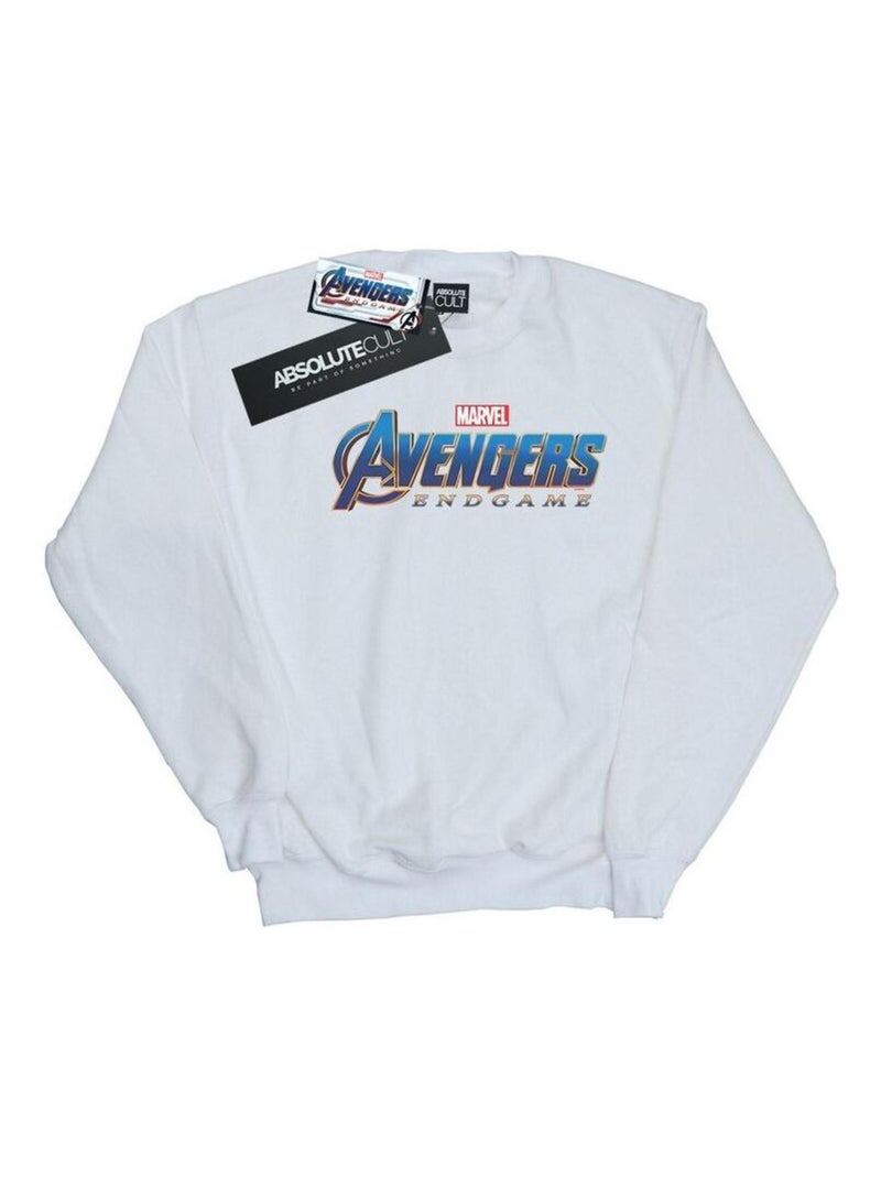 Marvel - Sweat AVENGERS ENGAME Blanc - Kiabi