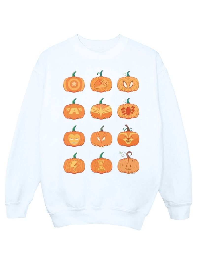 Marvel - Sweat AVENGERS HALLOWEEN Blanc - Kiabi