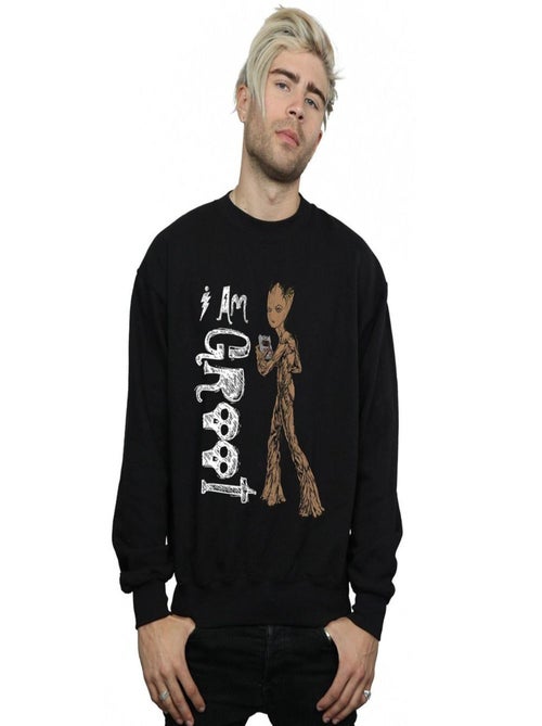 Marvel - Sweat AVENGERS INFINITY WAR AM TEENAGE GROOT - Kiabi Marvel - Sweat AVENGERS INFINITY WAR AM TEENAGE GROOT - Kiabi