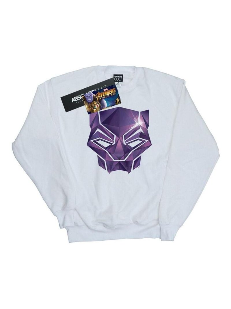 Marvel - Sweat AVENGERS INFINITY WAR Blanc - Kiabi
