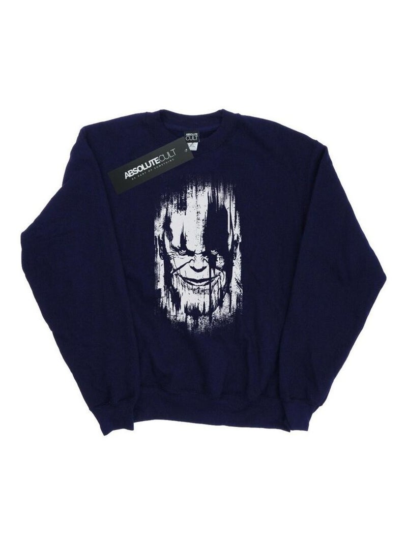 Marvel - Sweat AVENGERS INFINITY WAR Bleu marine - Kiabi