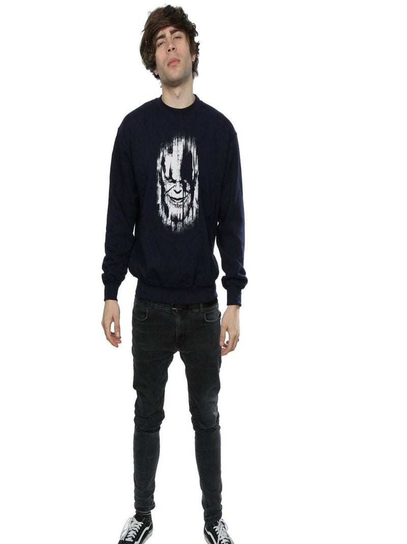 Marvel - Sweat AVENGERS INFINITY WAR Bleu marine - Kiabi