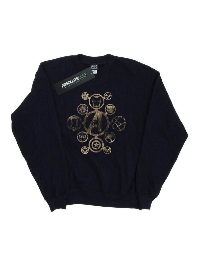 Marvel - Sweat AVENGERS INFINITY WAR Noir - Kiabi