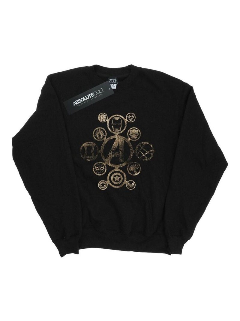 Marvel - Sweat AVENGERS INFINITY WAR Noir - Kiabi