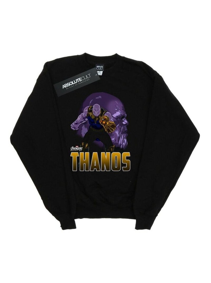 Marvel - Sweat AVENGERS INFINITY WAR Noir - Kiabi