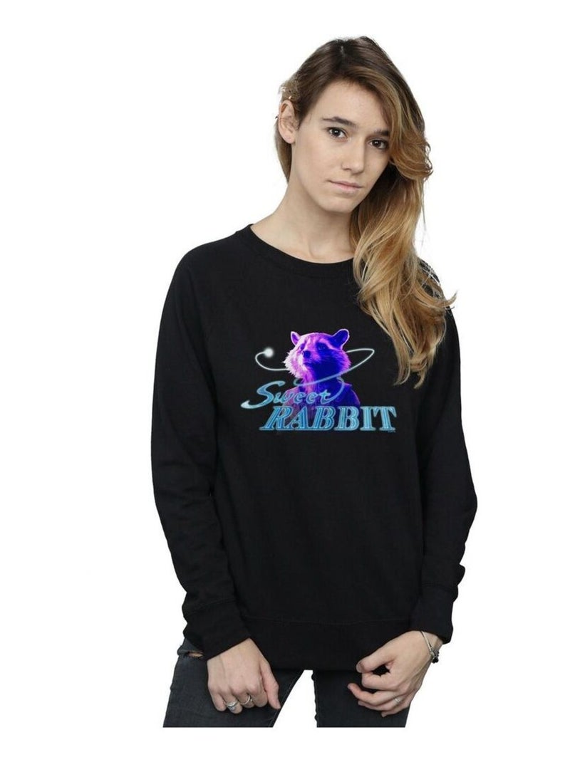 Marvel - Sweat AVENGERS INFINITY WAR SWEET RABBIT Noir - Kiabi